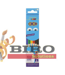 Creioane colorate 6 culori, din lemn, SMART Line